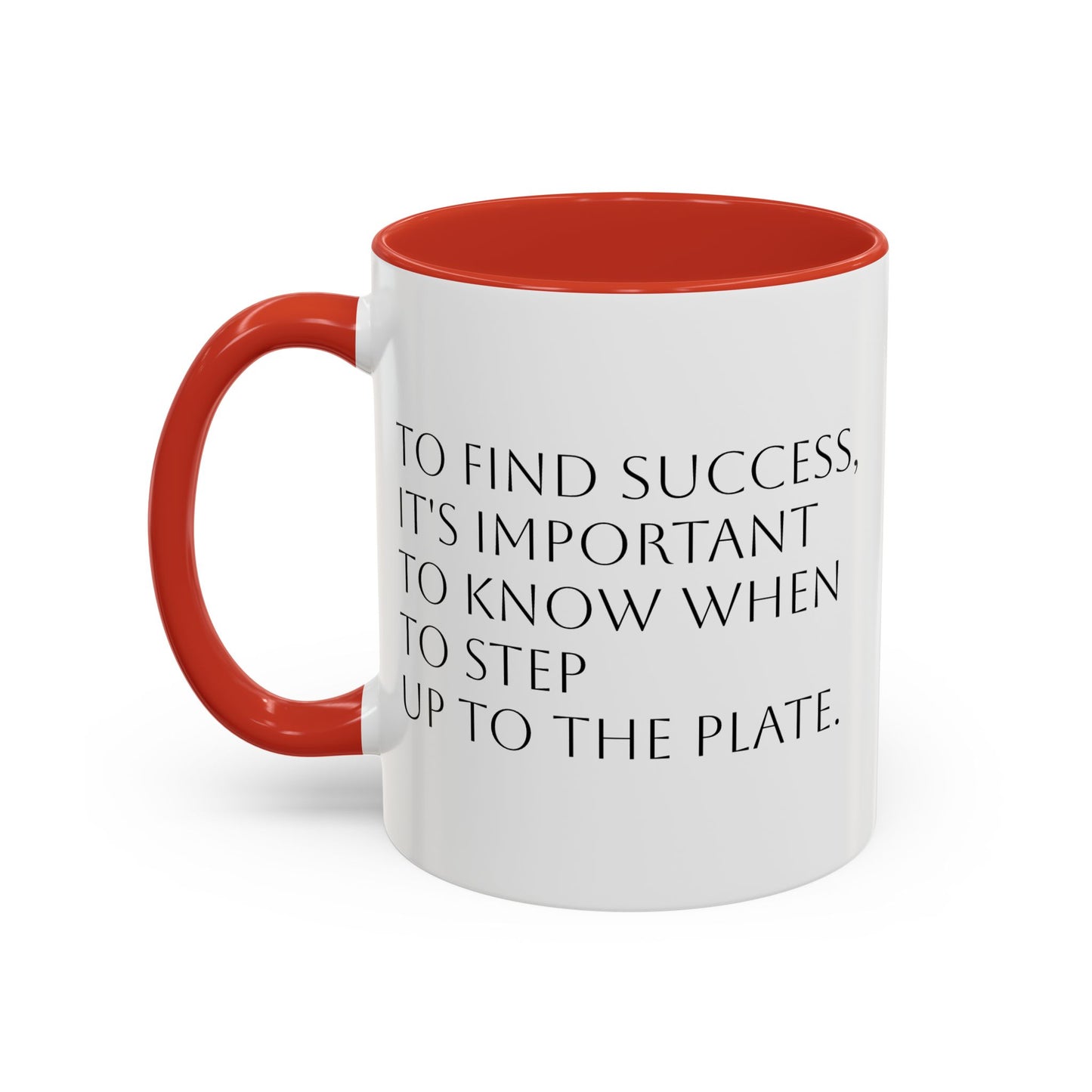 Step Up to the Plate Accent Coffee Mug (11, 15oz)