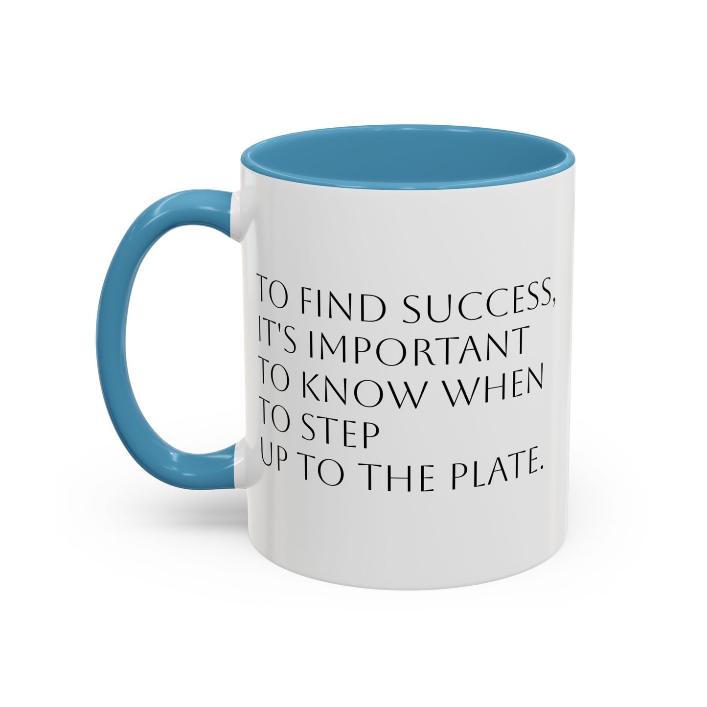 Step Up to the Plate Accent Coffee Mug (11, 15oz)