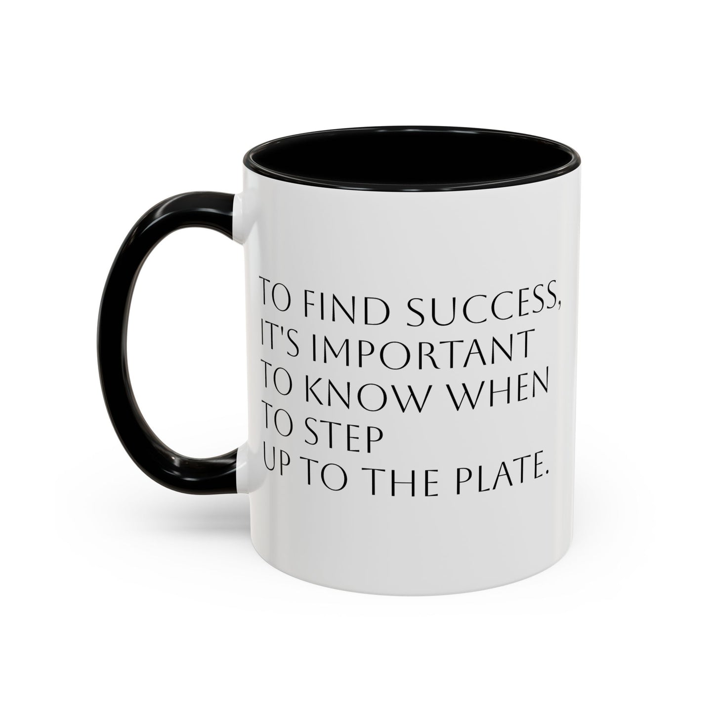 Step Up to the Plate Accent Coffee Mug (11, 15oz)