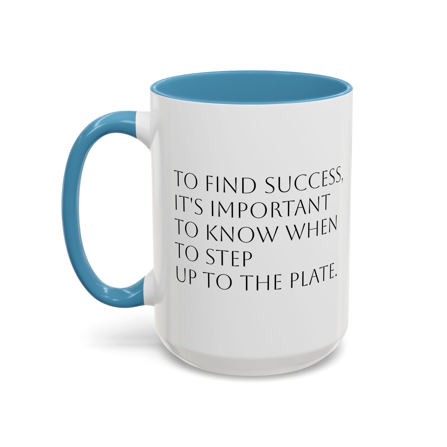 Step Up to the Plate Accent Coffee Mug (11, 15oz)