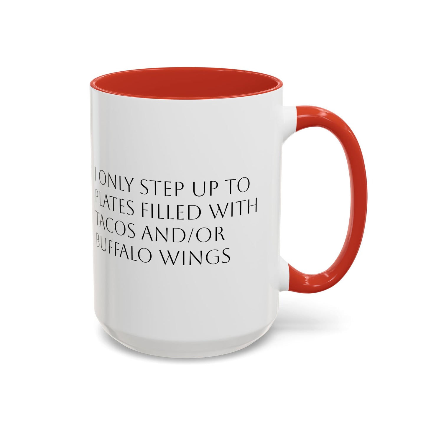 Step Up to the Plate Accent Coffee Mug (11, 15oz)