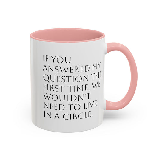 Circle Back Around Accent Coffee Mug (11, 15oz)