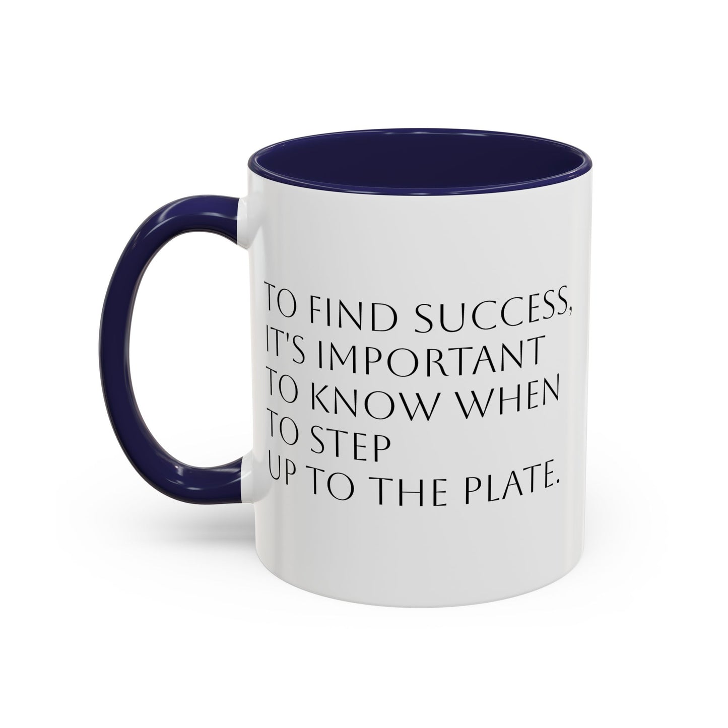 Step Up to the Plate Accent Coffee Mug (11, 15oz)